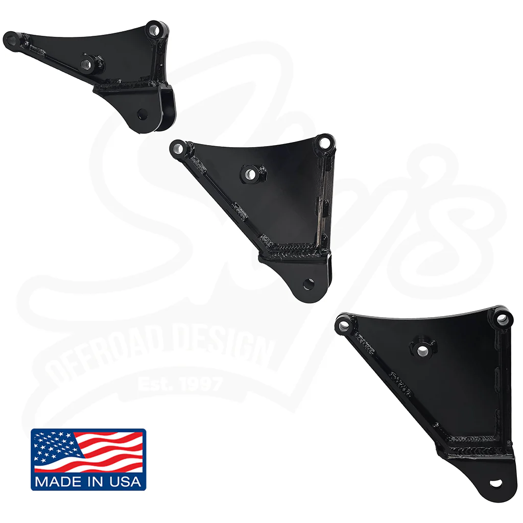 1985-1997 Ford F-350 4X4 Panhard (Trac) Bar Brackets - Image 2