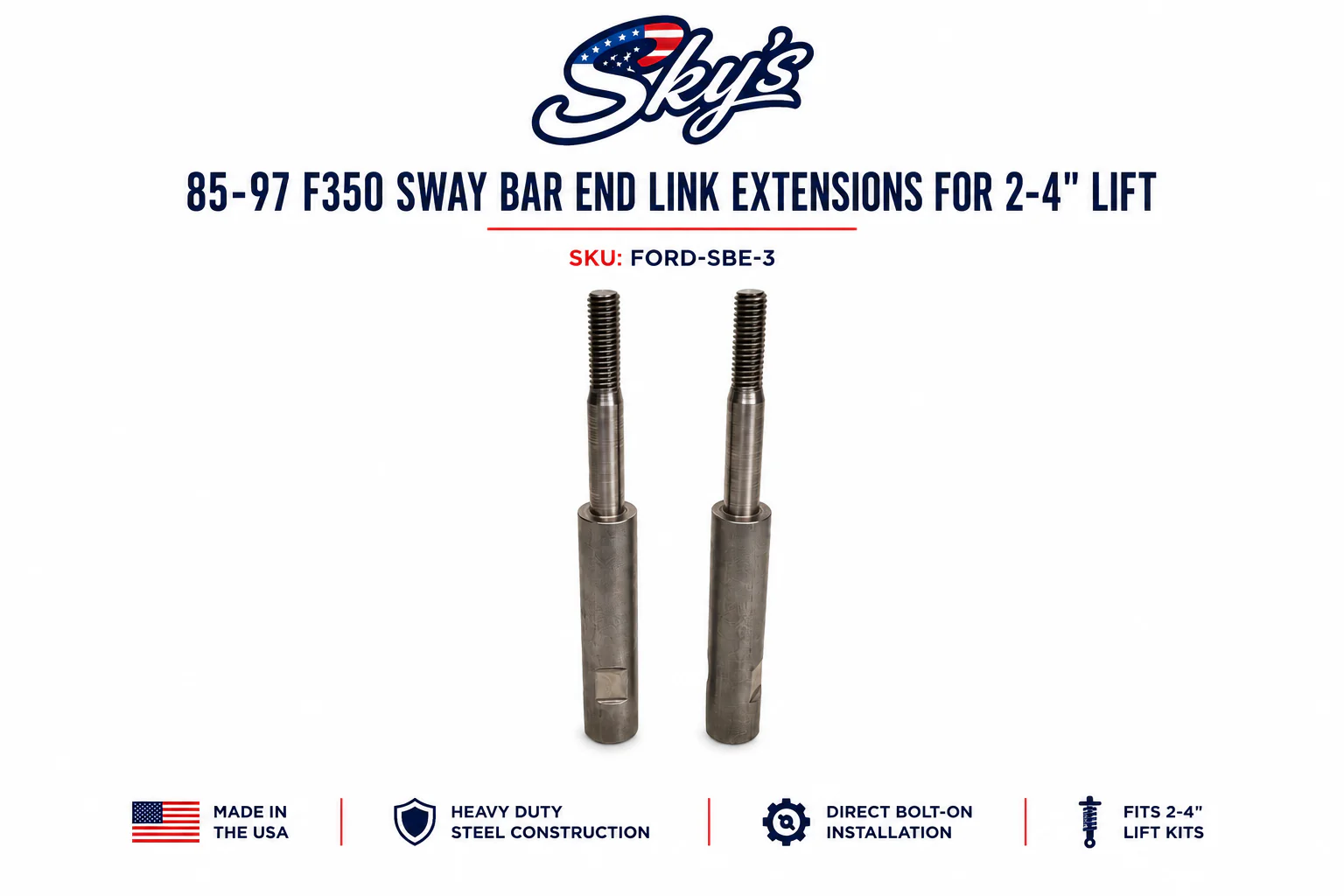 1992-1997 FORD F-250/350 2" OBS SPRING FSR COMPLETE Kit - Image 6