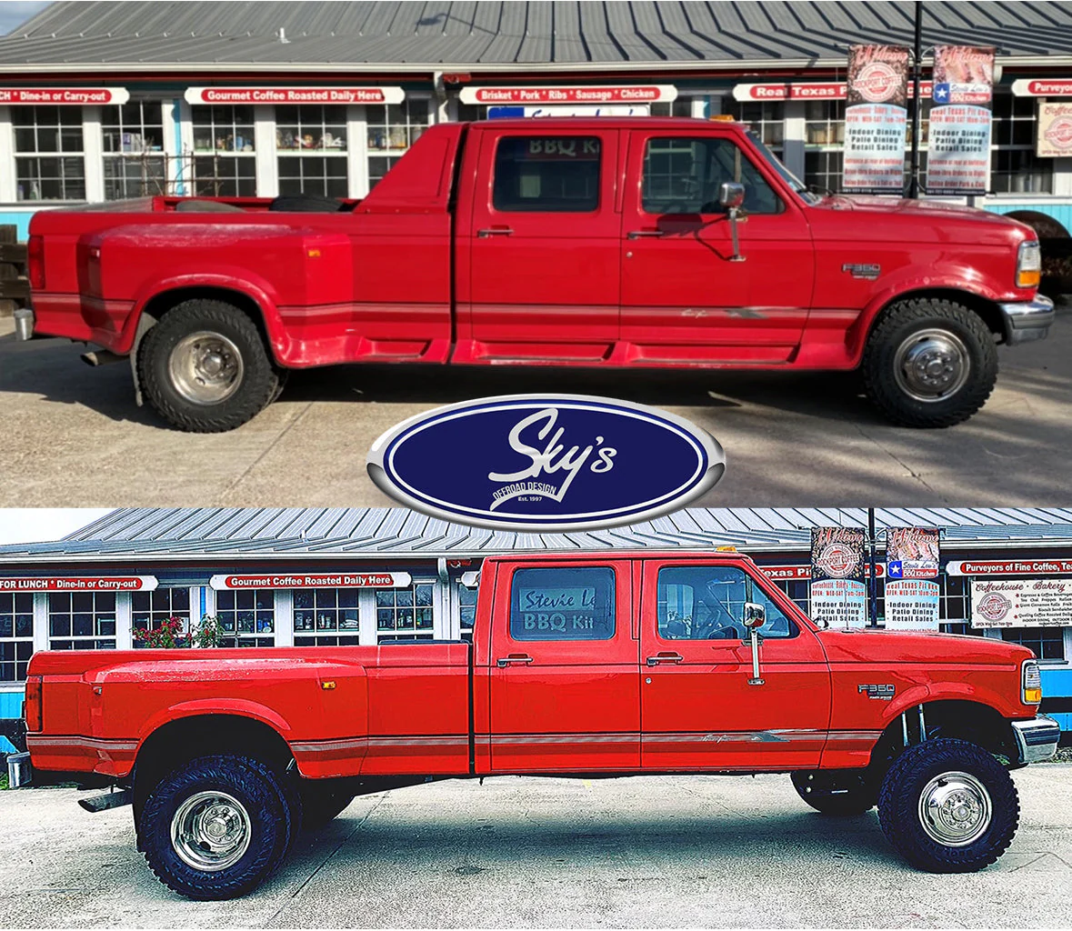 1992-97 Ford F-250/350 2" OBS Spring COMPLETE 2WD to 4WD Kit - Image 4