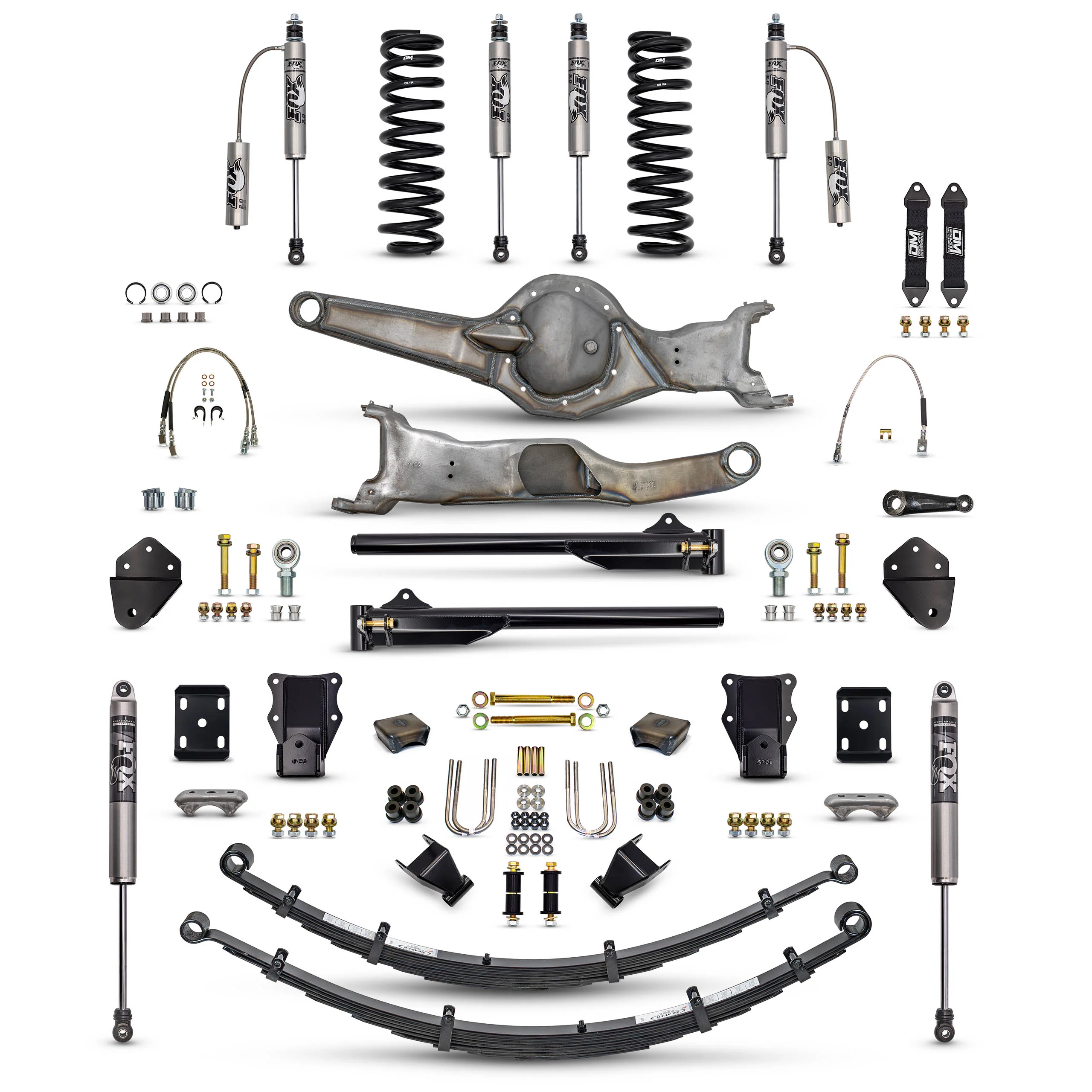 80-96 4WD F150 Mid Travel 4" "BETTER" Combo (Front and Rear) - Image 12
