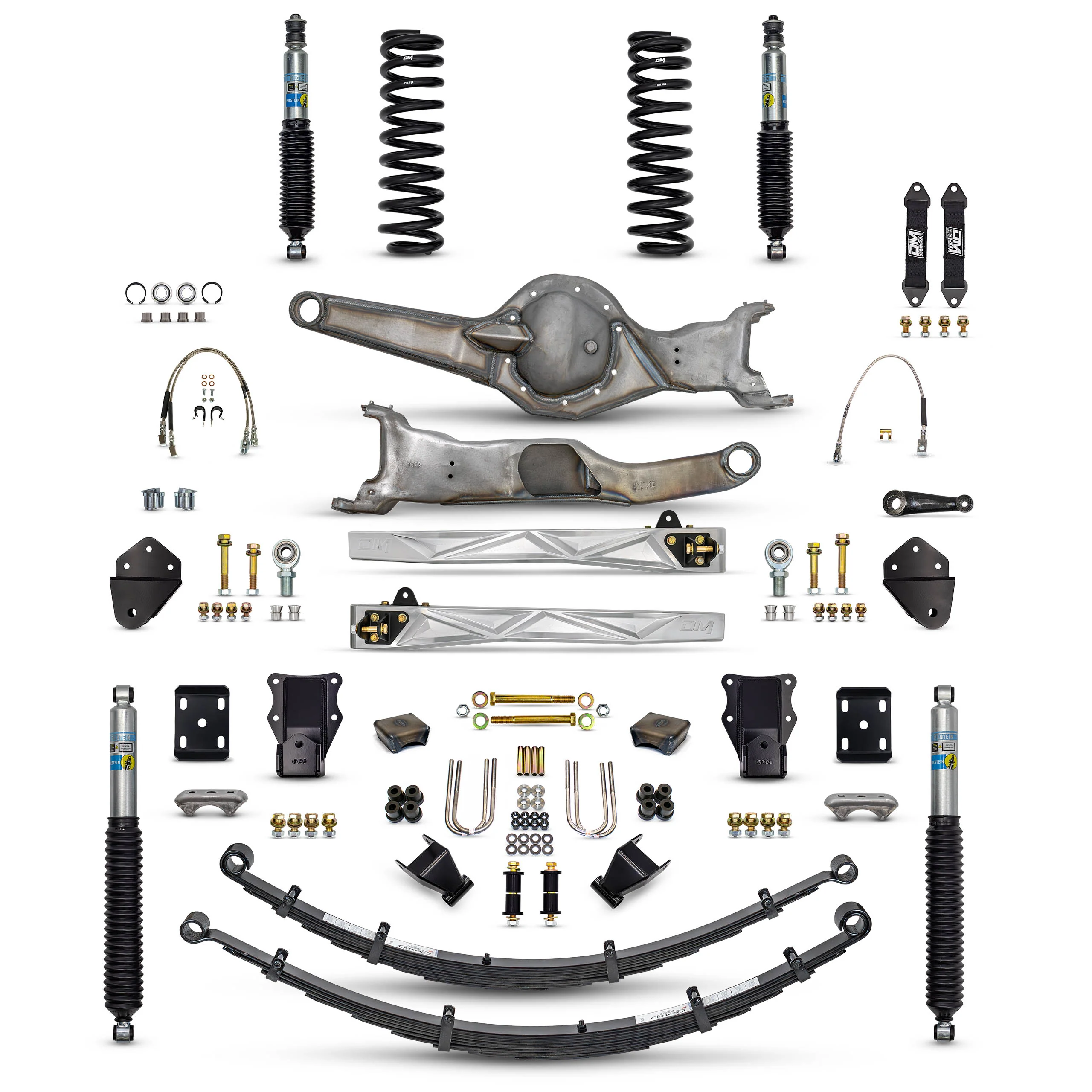 80-96 4WD F150 Mid Travel 4" "BETTER" Combo (Front and Rear) - Image 8