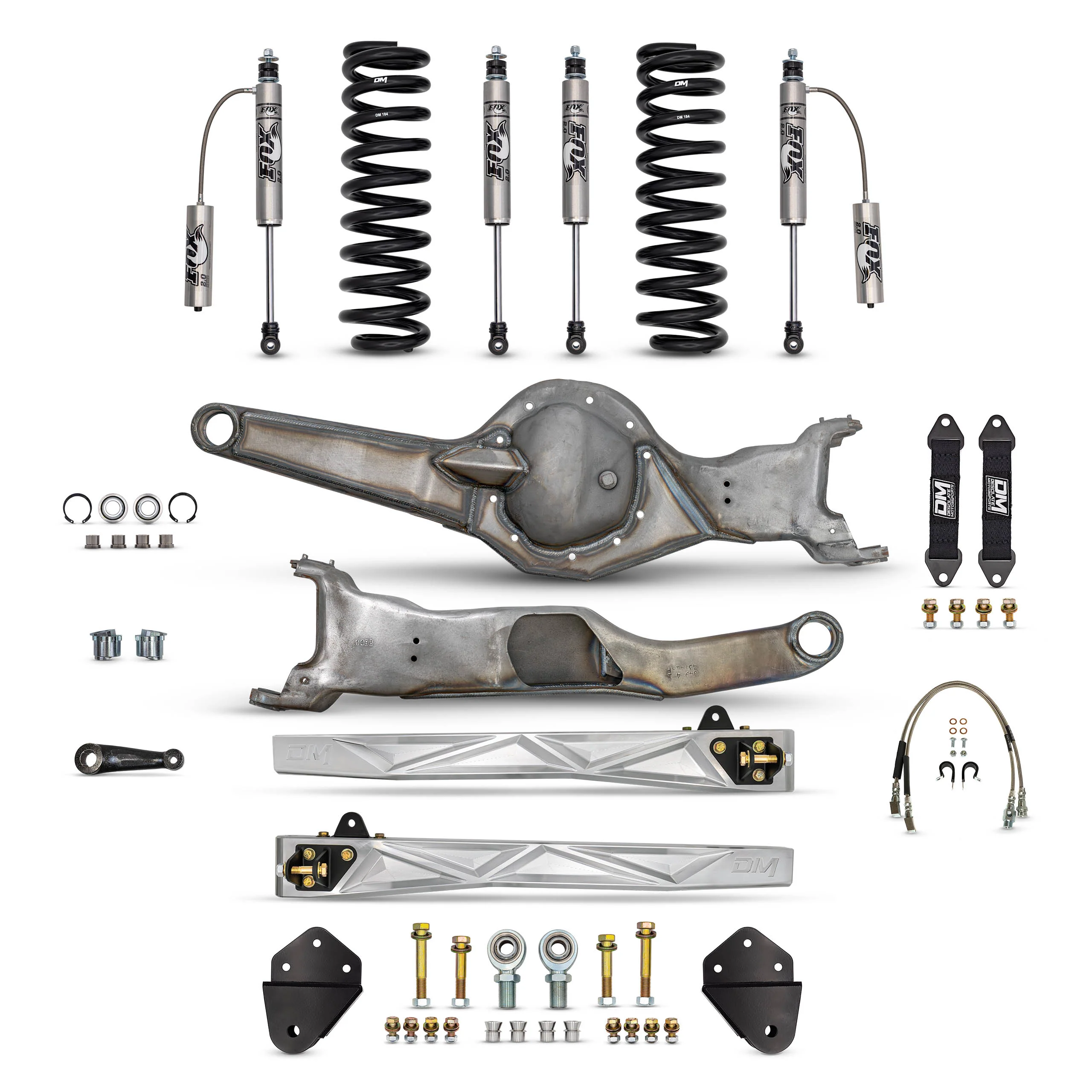 80-96 4WD F150 Mid Travel Kit - 4" Lift (BOLT ON) Front Only - Image 8