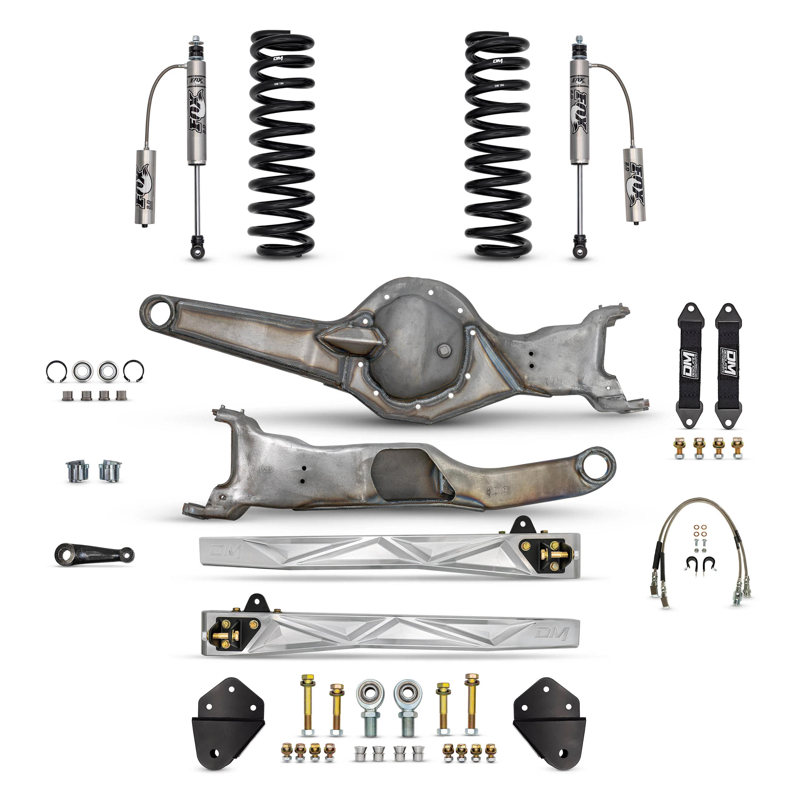 80-96 Bronco Mid Travel Kit - 4" Lift (BOLT ON) Front Only - Image 5