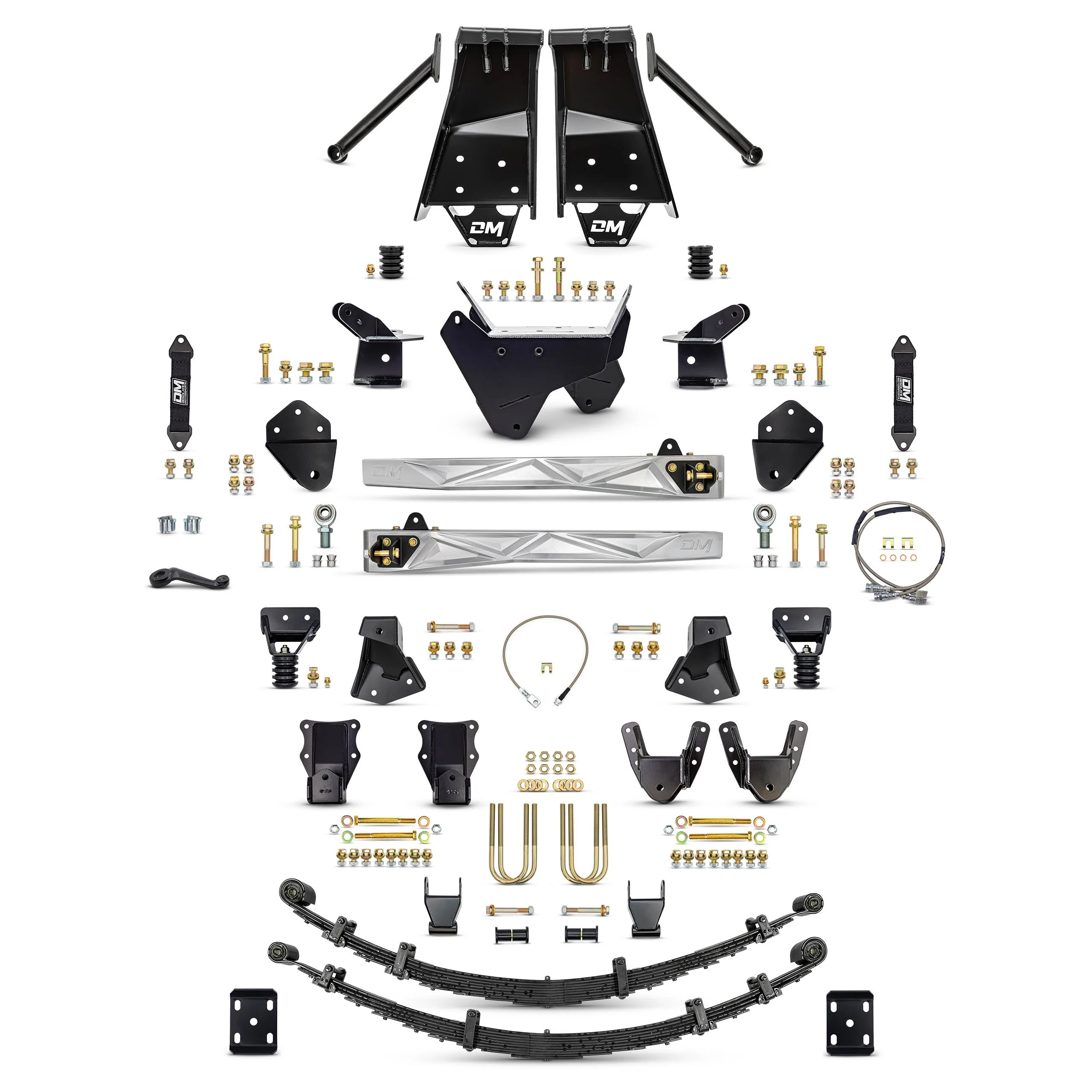 80-97 4WD F250 D50 TTB Coil Over Conversion & HD Rear Suspension Kit (Front and Rear) - Image 30