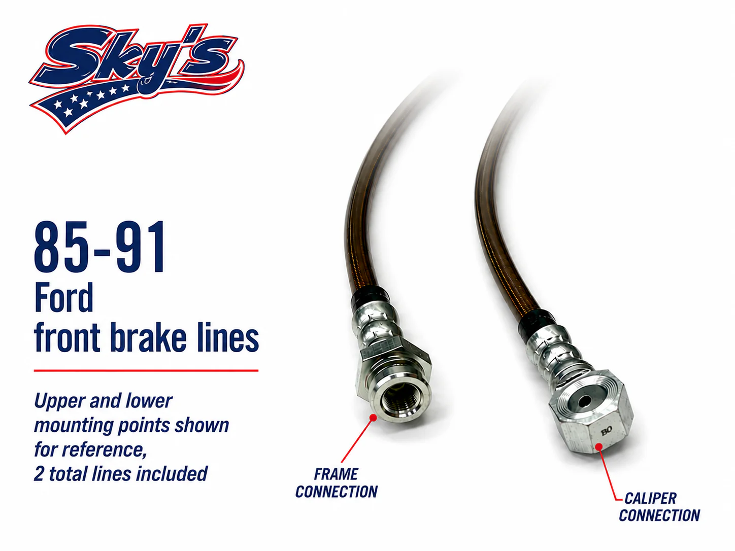 85-97 F-Series Dana 60 Brake lines - Image 4