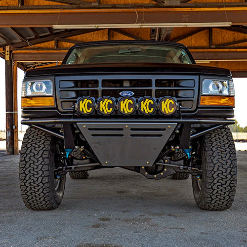 92-96 Bronco Bolt-On Prerunner Bumper with Skid Plate - Image 3