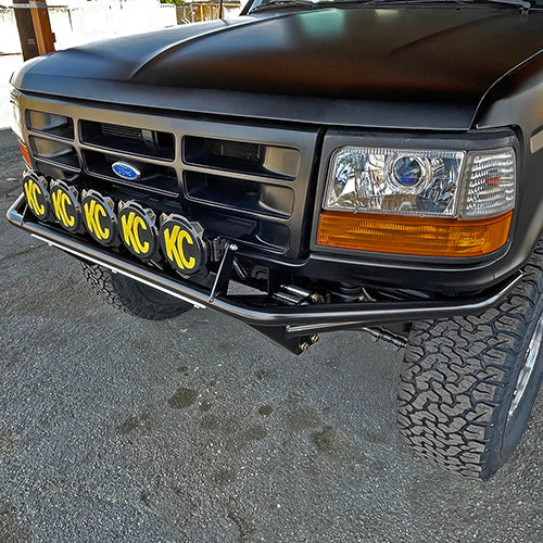 92-96 Bronco Bolt-On Prerunner Bumper with Skid Plate - Image 4