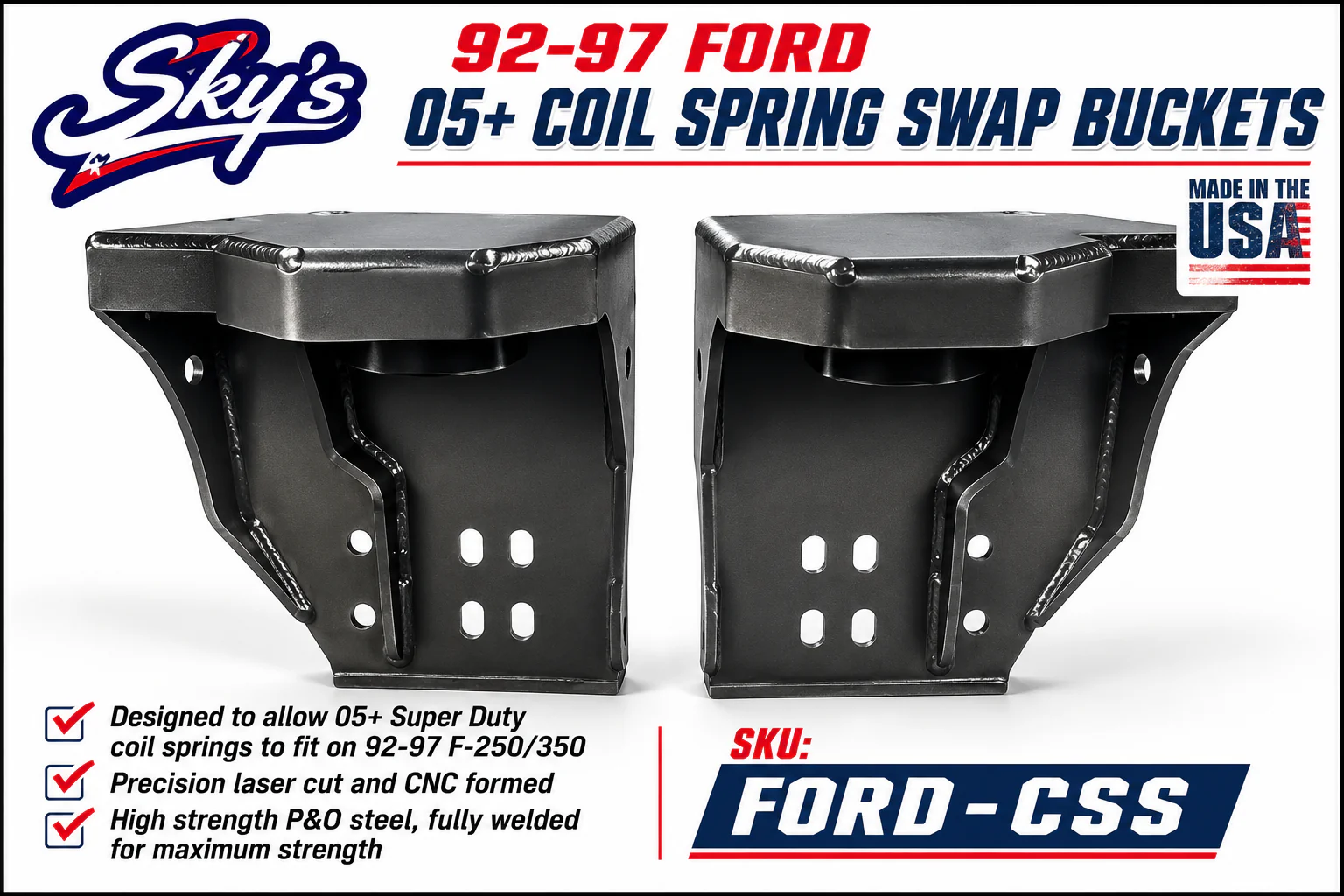 92-97 05+ Coil Spring Swap Buckets - Image 2