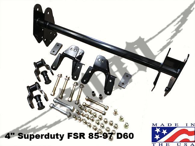 92-97 F-250/350 Shackle Reversal Kits (1999-2004 Super Duty Axle and/or Spring Swap) - Image 4