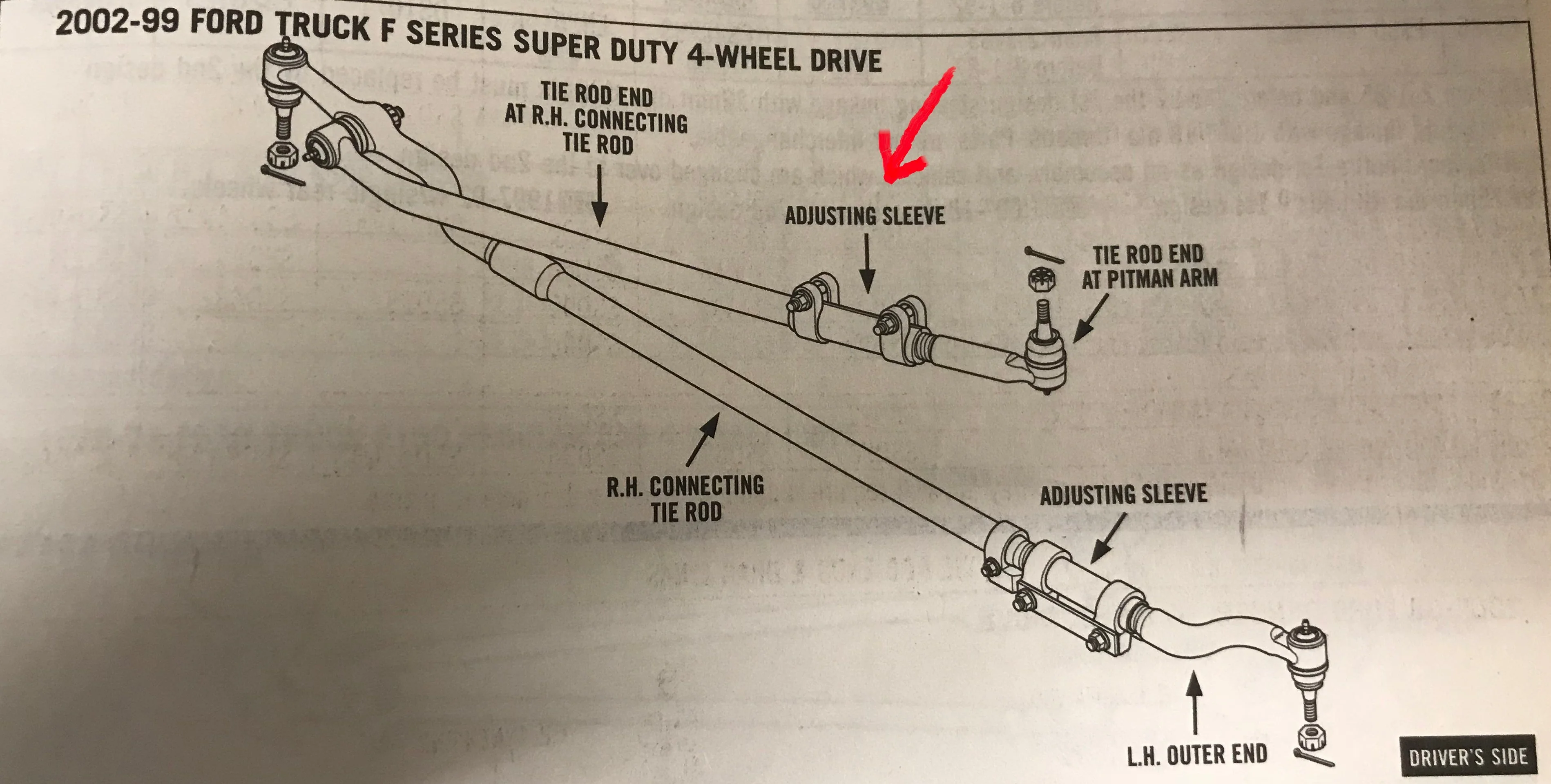 99-04 Ford SuperDuty Extended Steering Coupler - Image 2