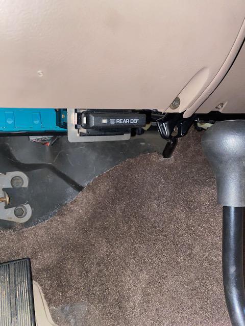 Bronco Rear Defrost Switch Relocation Bracket - Image 4