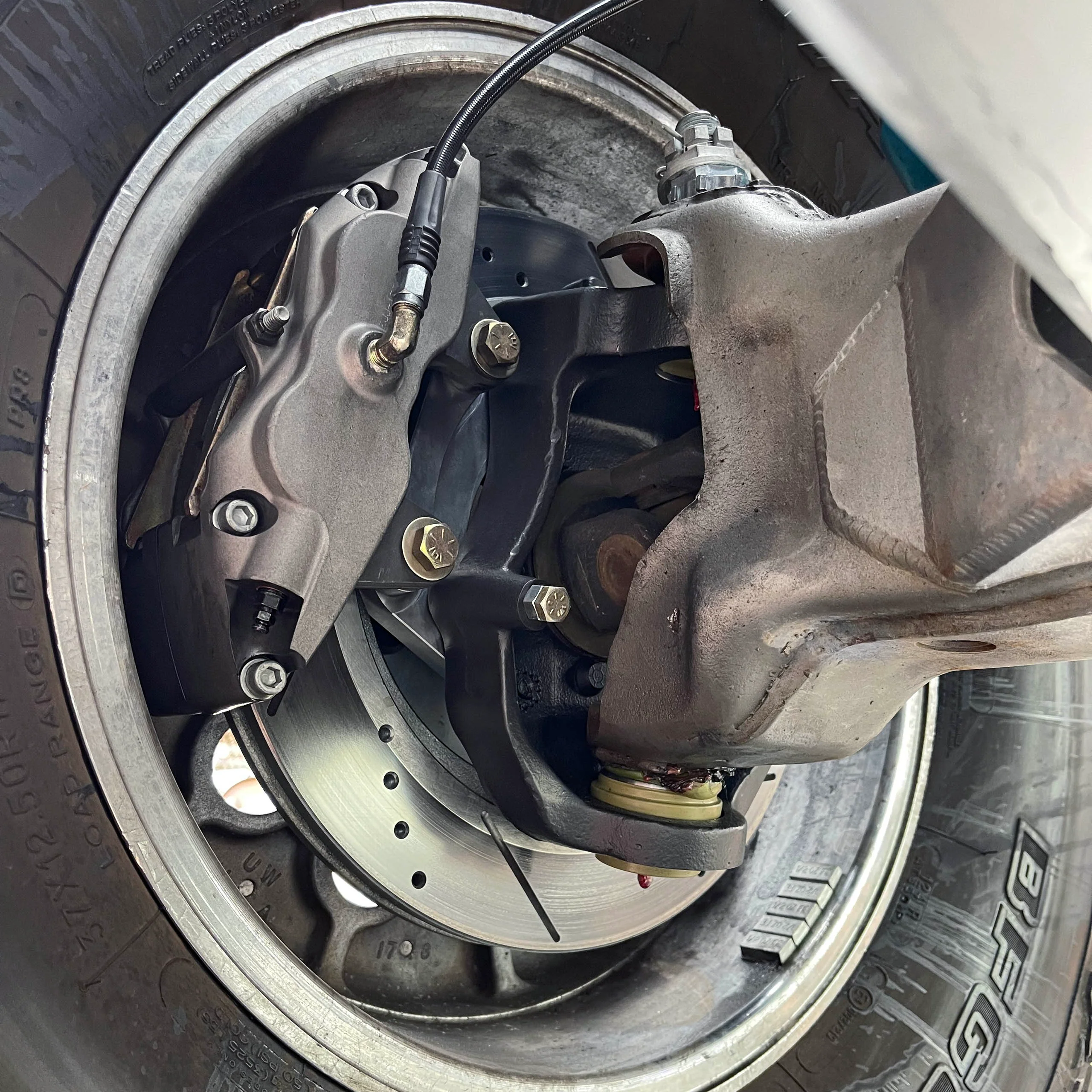 80-96 Bronco / 4WD F150 Big Front Brake Upgrade Kit - Image 5