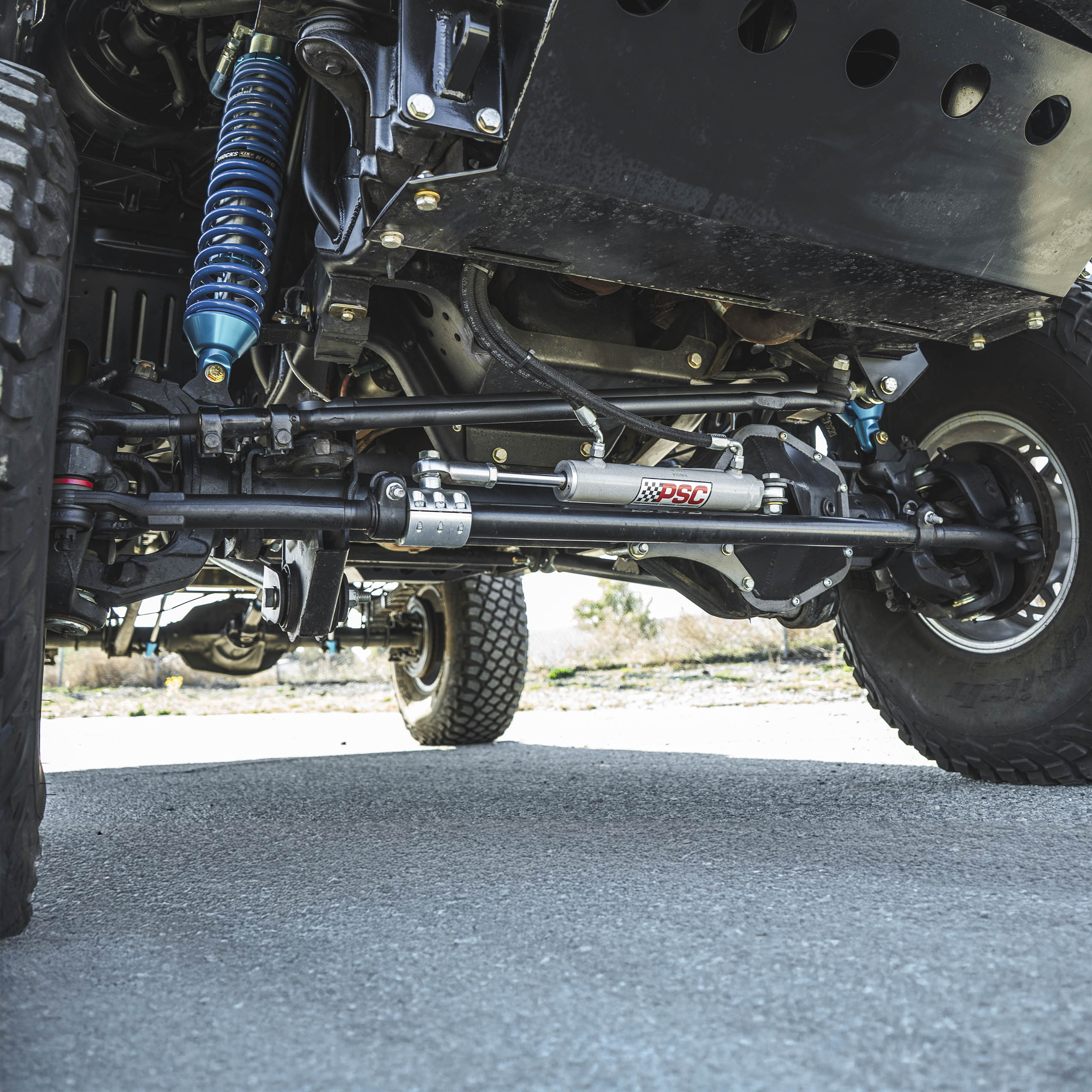 80-96 Bronco / 4WD F150 Straight Axle Shock Hoops with Trac Bar Mount - Image 8