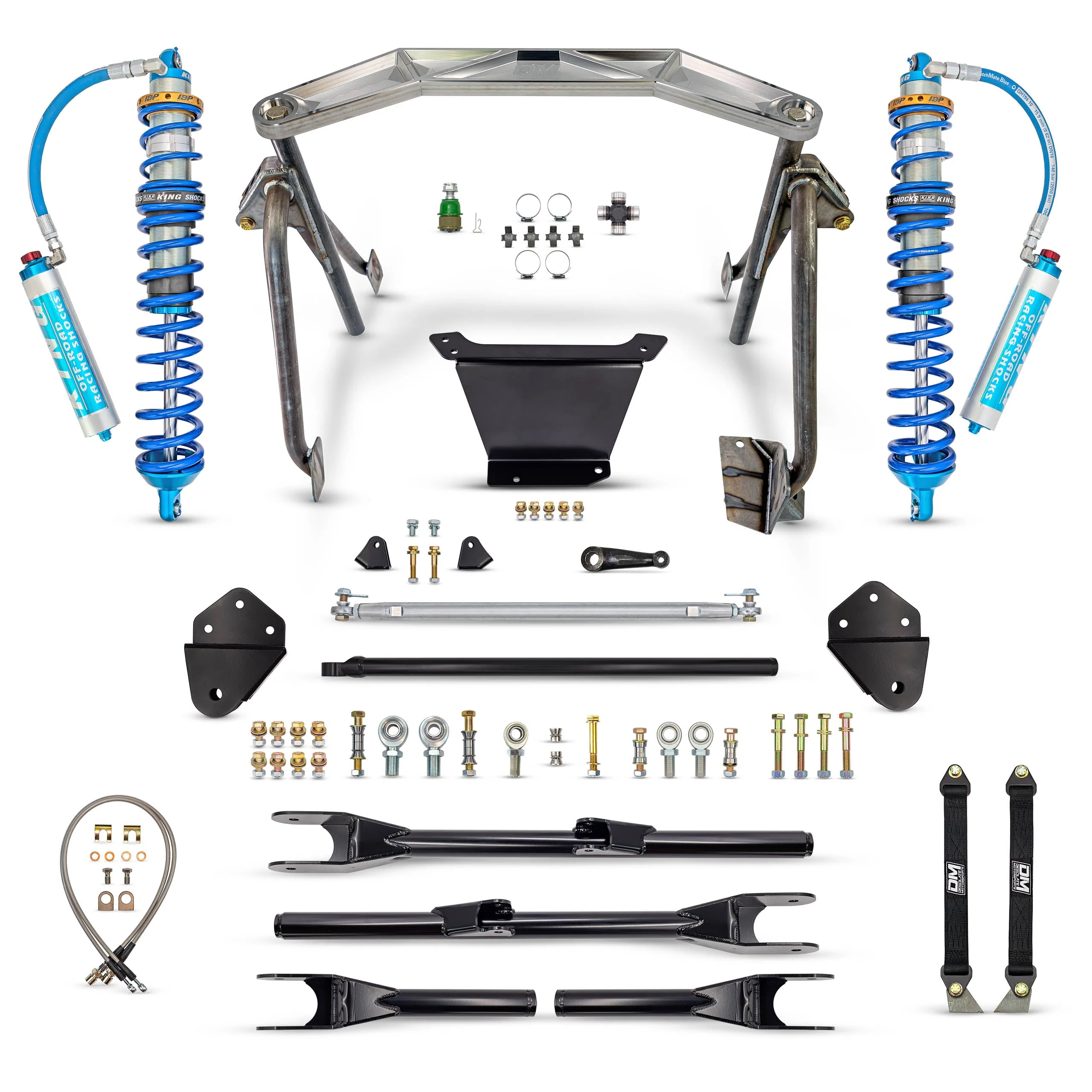80-96 Bronco Long Travel "Super Duty" Straight Axle Conversion Kit - Front Only