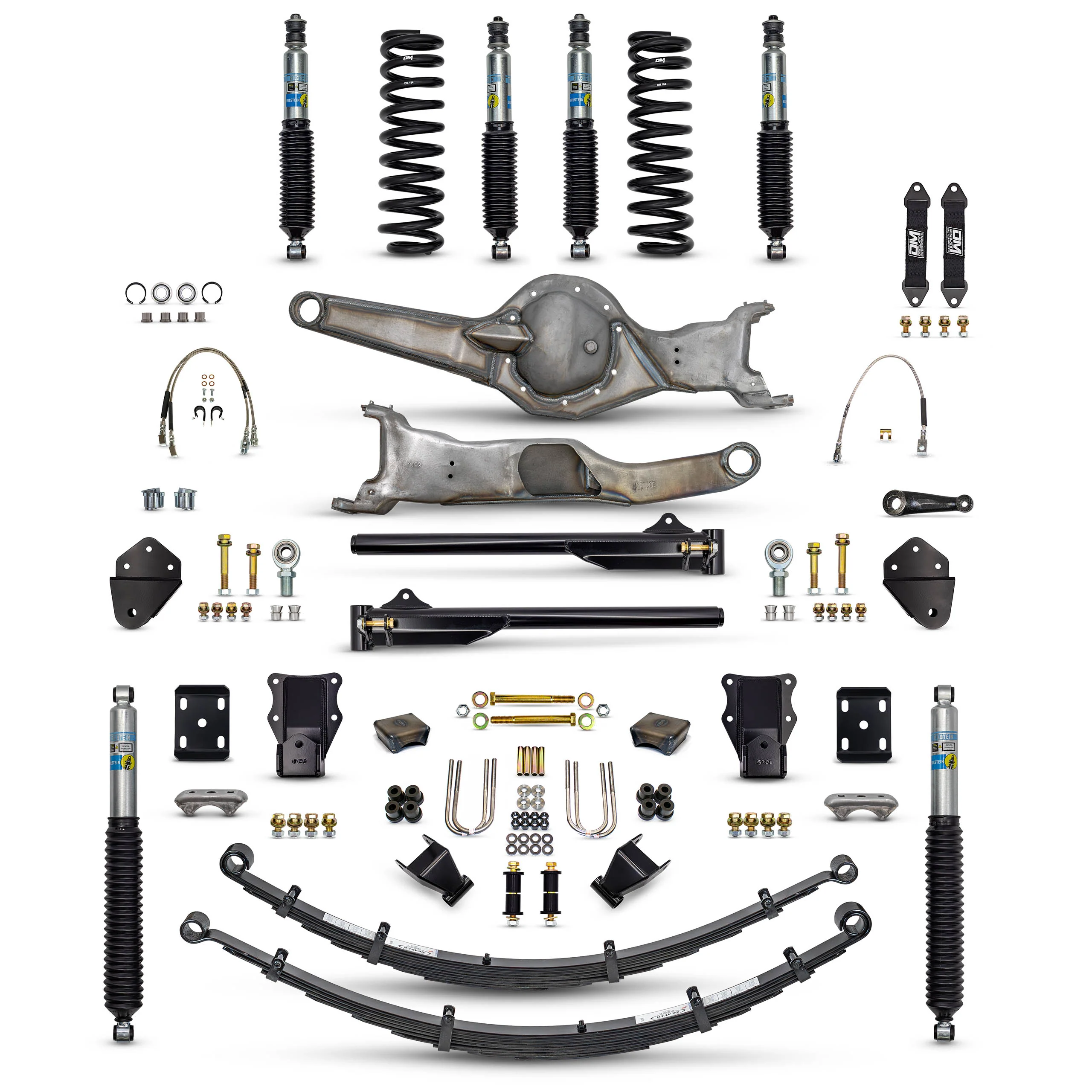 80-96 Bronco Mid Travel 4" "BETTER" Combo (Front and Rear) - Image 10