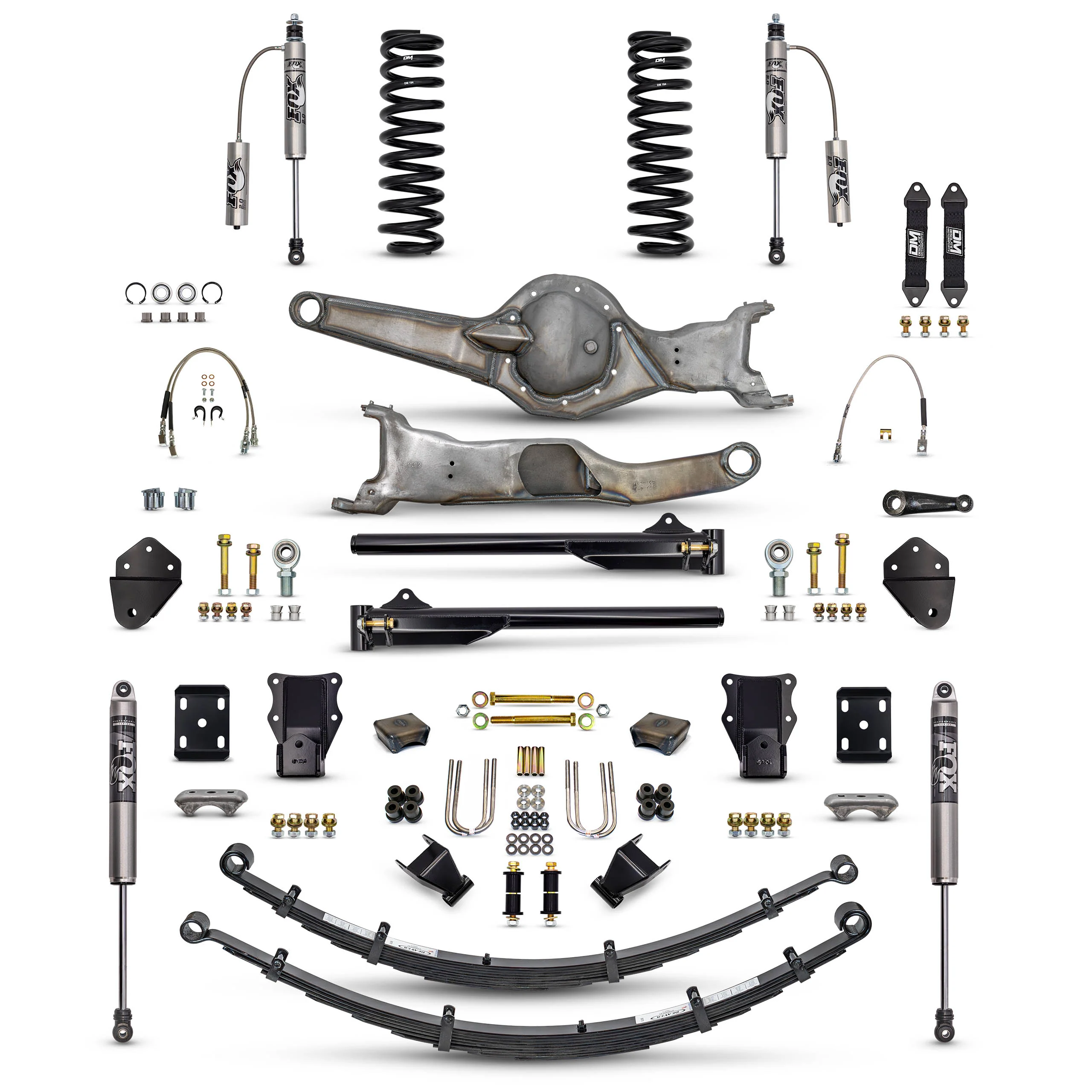 80-96 Bronco Mid Travel 4" "BETTER" Combo (Front and Rear) - Image 13