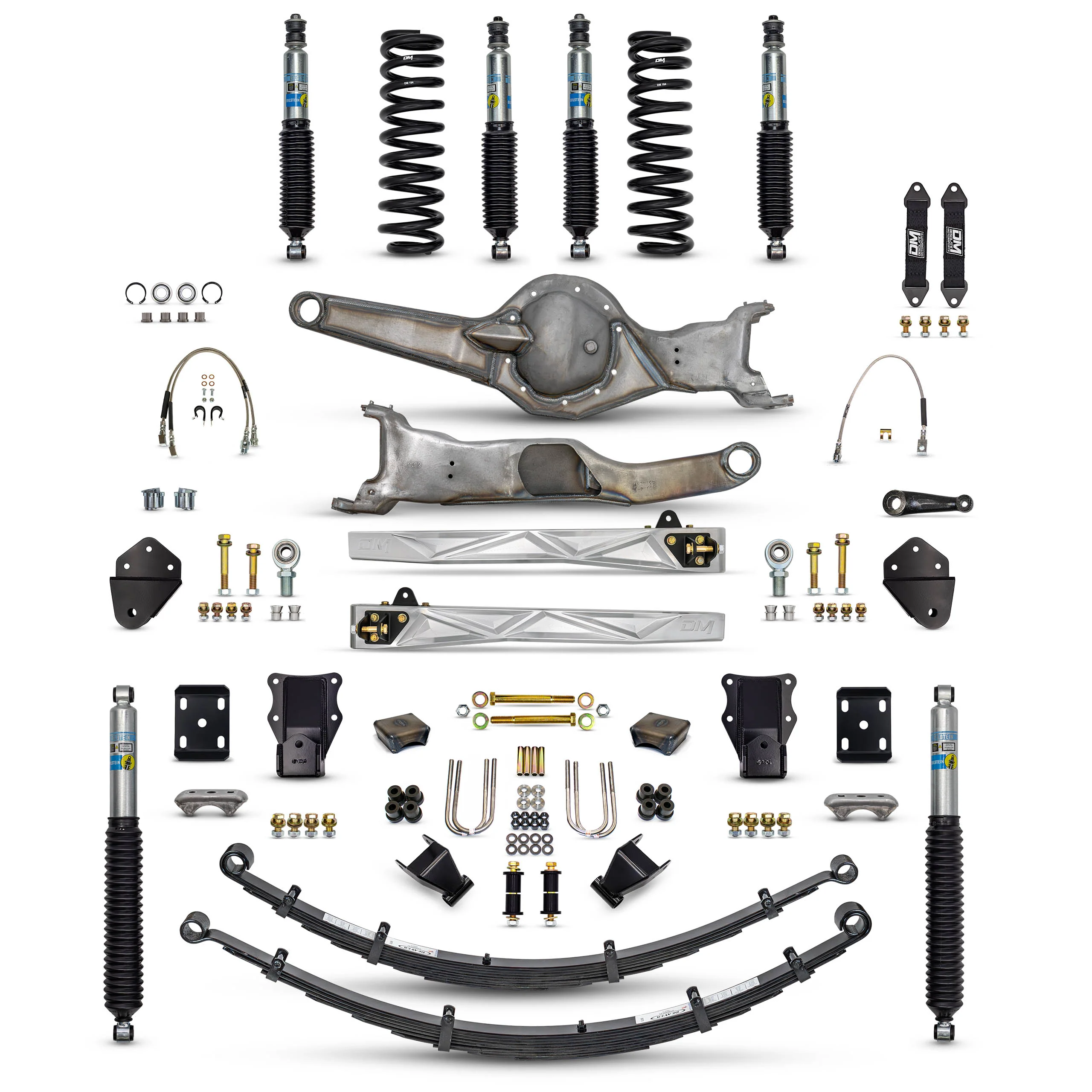80-96 Bronco Mid Travel 4" "BETTER" Combo (Front and Rear) - Image 7