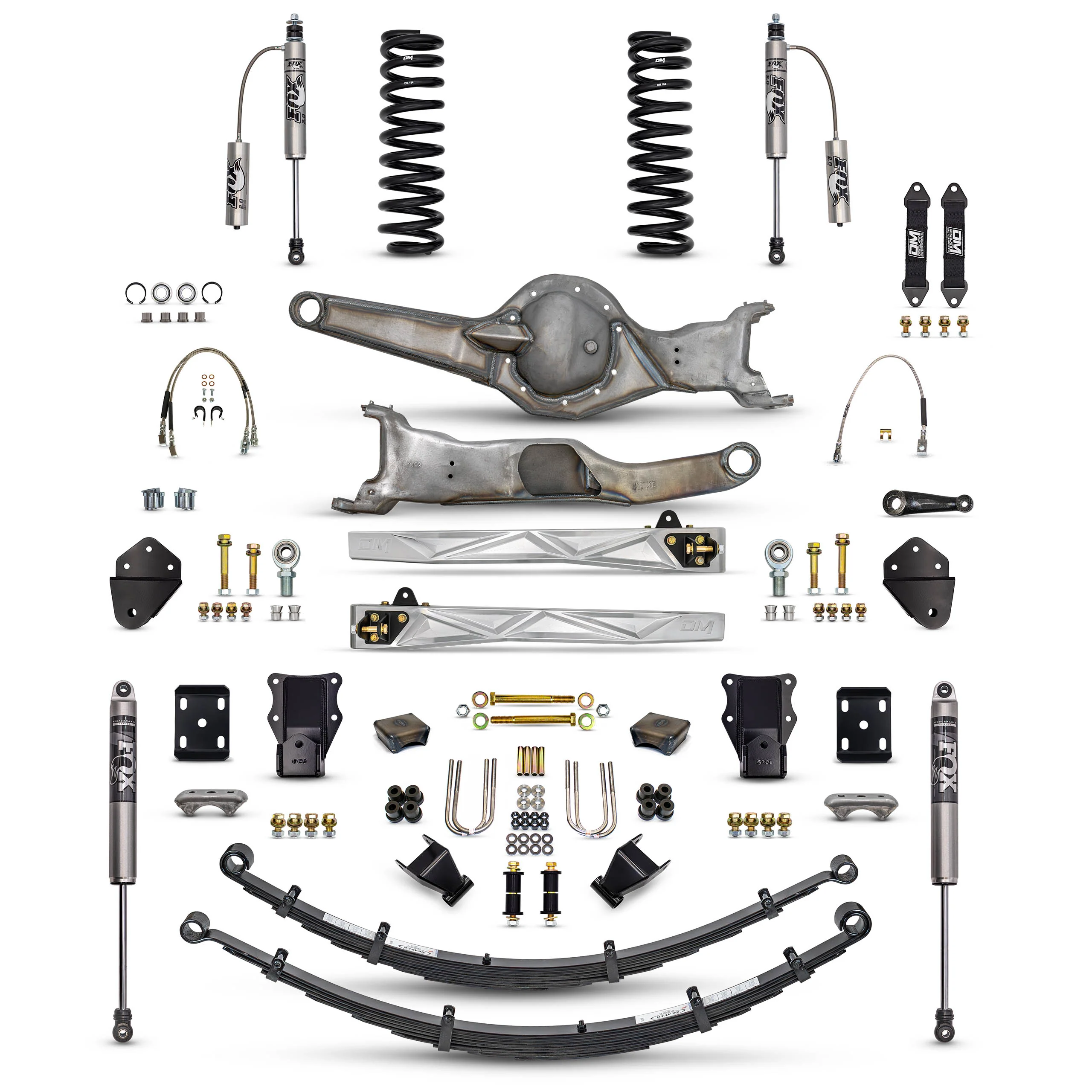 80-96 Bronco Mid Travel 4" "BETTER" Combo (Front and Rear) - Image 9