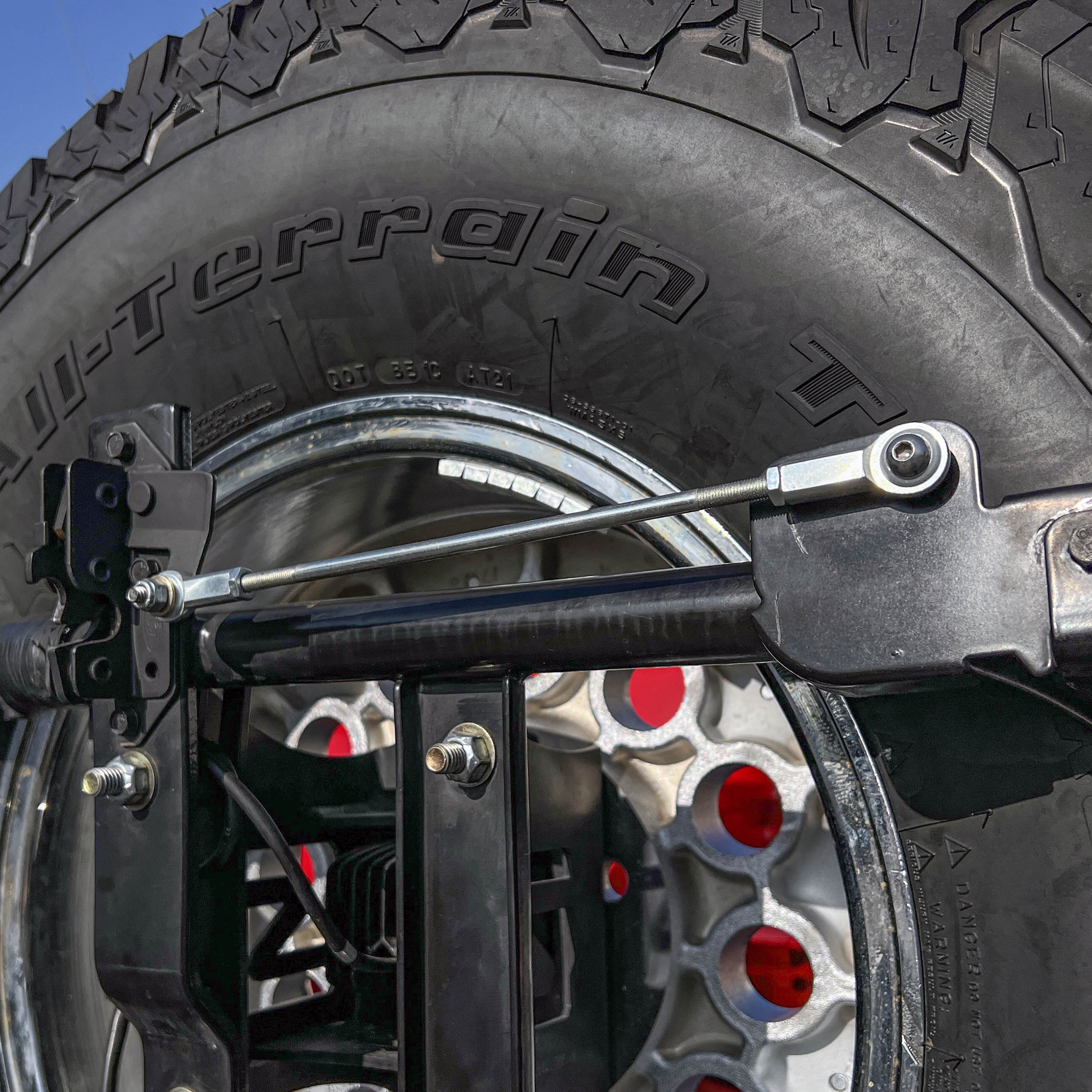 80-96 Bronco HD Spare Tire Swingout Linkage - Image 3