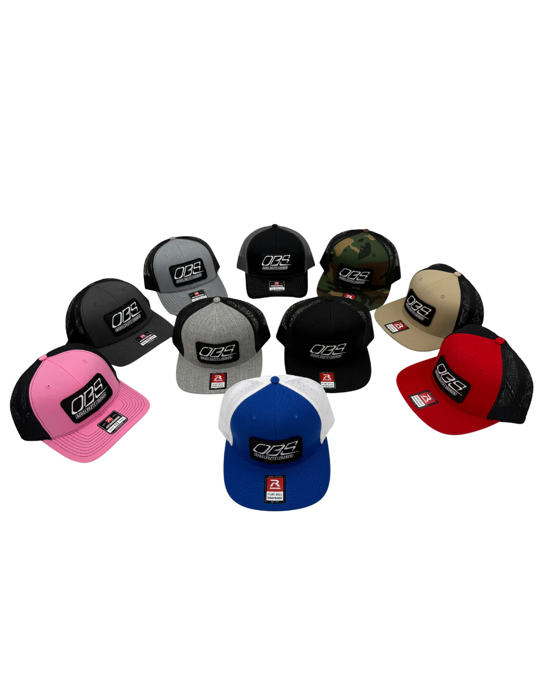 OBS Solutions Snap-Back Patch Hats