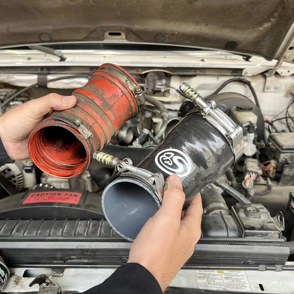 S&B Intake and Plenum Boot Kit for 1994-1996 Ford F250/F350, 7.3L Powerstroke - Image 2